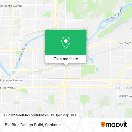 Big Blue Design Build map