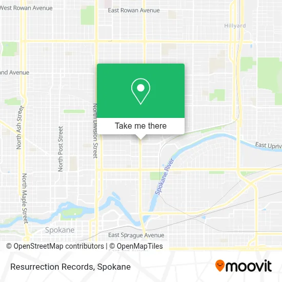 Resurrection Records map