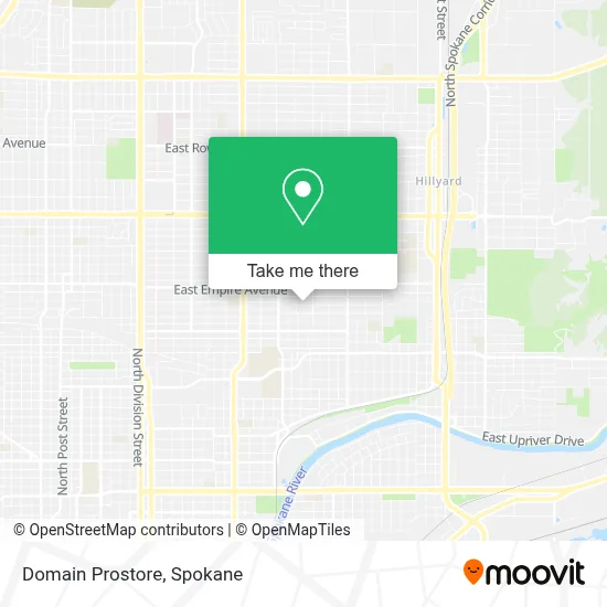 Domain Prostore map