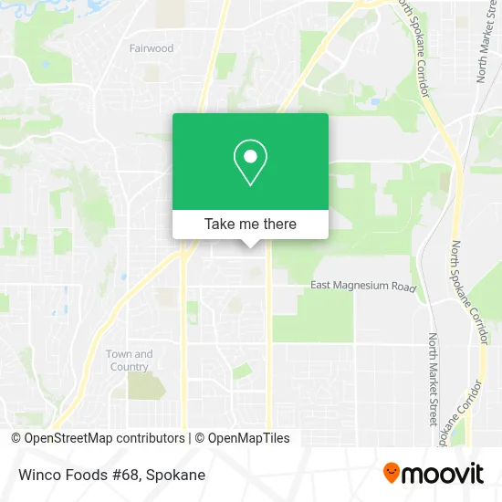 Winco Foods #68 map