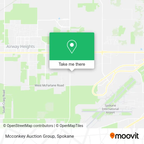 Mcconkey Auction Group map