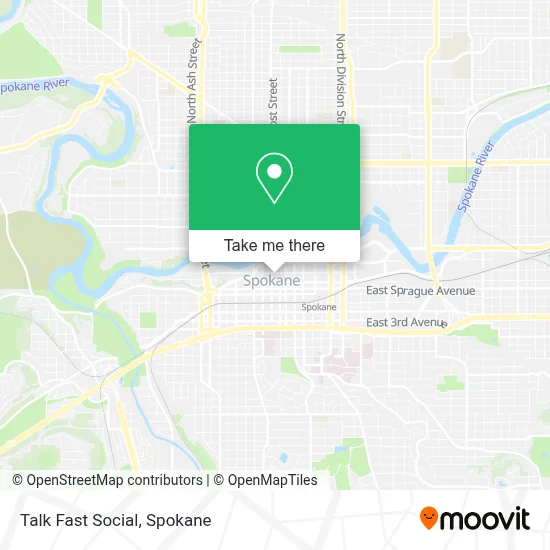 Talk Fast Social map