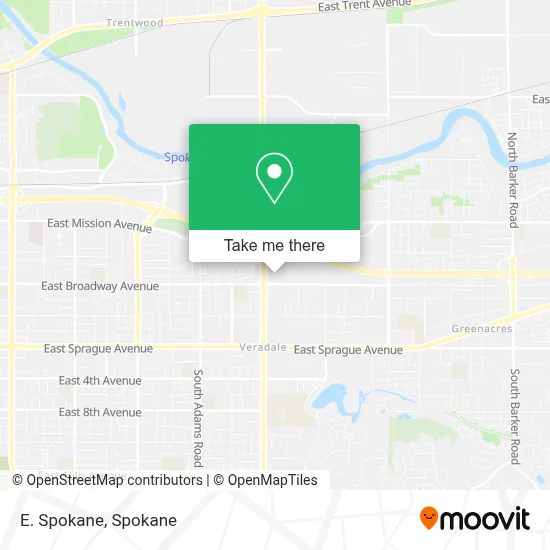 E. Spokane map
