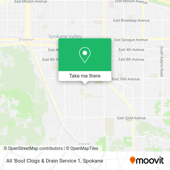 All 'Bout Clogs & Drain Service 1 map