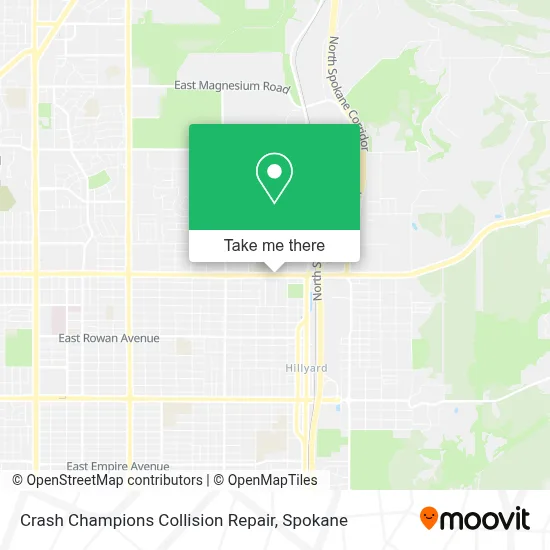 Crash Champions Collision Repair map