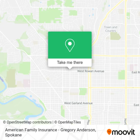 American Family Insurance - Gregory Anderson map