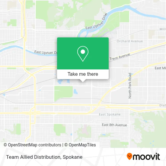 Team Allied Distribution map