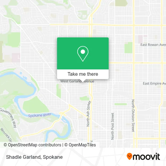 Shadle Garland map