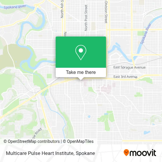 Multicare Pulse Heart Institute map
