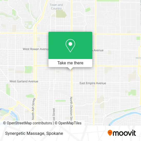 Synergetic Massage map