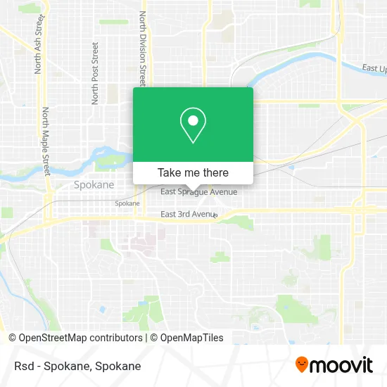 Rsd - Spokane map