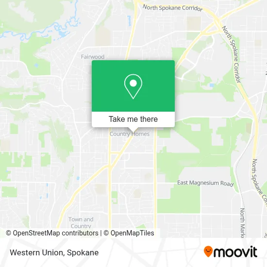 Western Union map