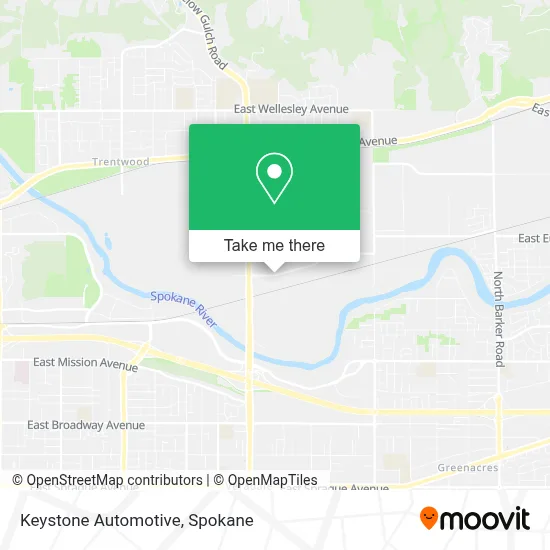 Keystone Automotive map
