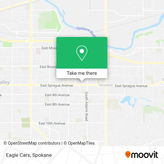 Eagle Cars map