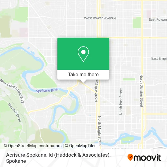 Acrisure Spokane, Id (Haddock & Associates) map