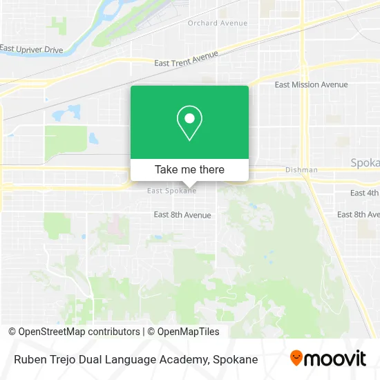 Ruben Trejo Dual Language Academy map