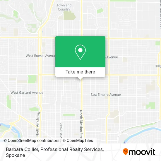 Barbara Collier, Professional Realty Services map