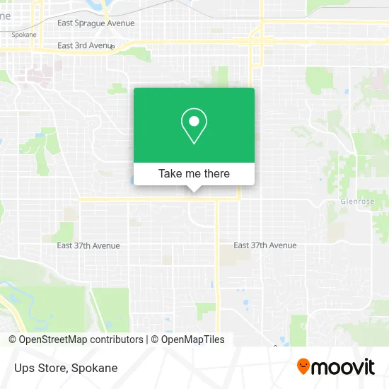 Ups Store map