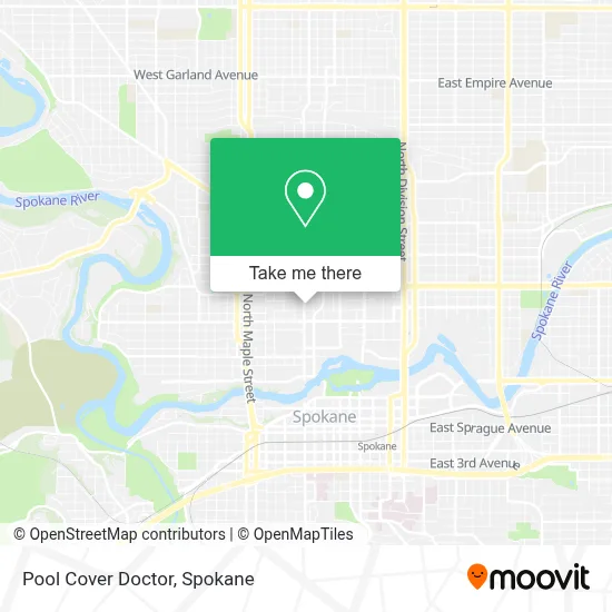 Pool Cover Doctor map