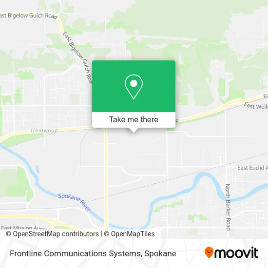 Frontline Communications Systems map