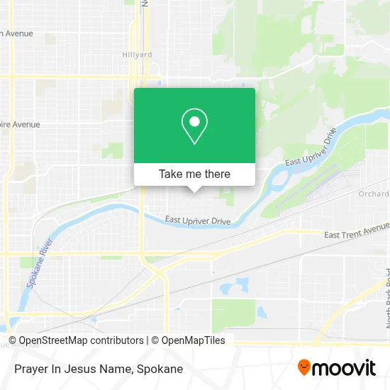 Prayer In Jesus Name map