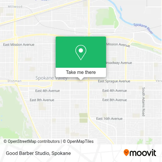 Good Barber Studio map