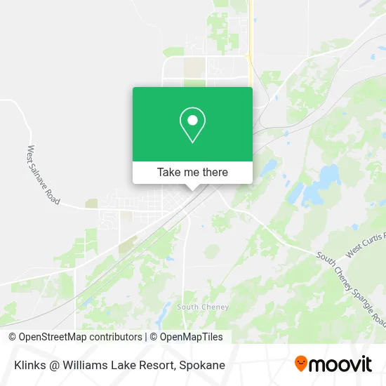 Klinks @ Williams Lake Resort map