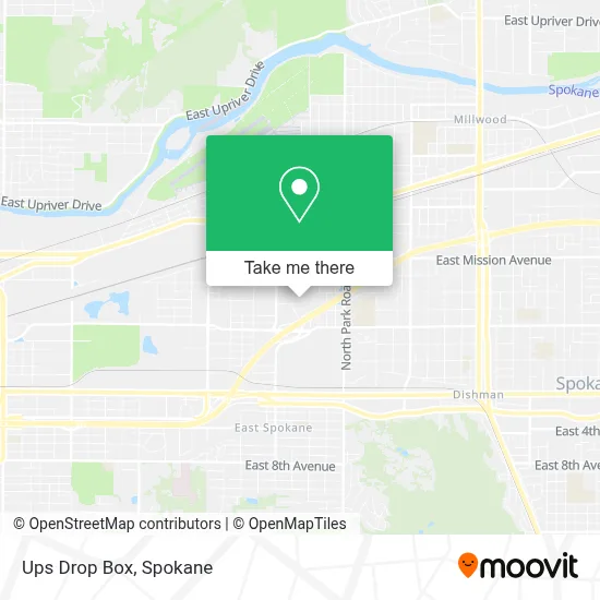 Ups Drop Box map