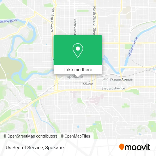 Us Secret Service map