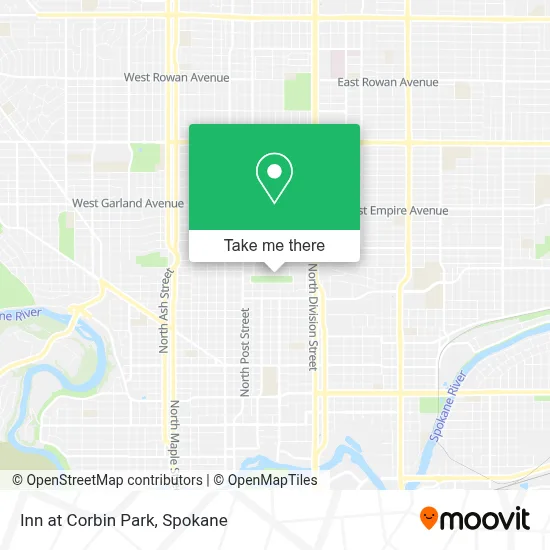 Inn at Corbin Park map