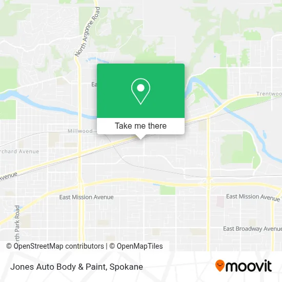 Jones Auto Body & Paint map