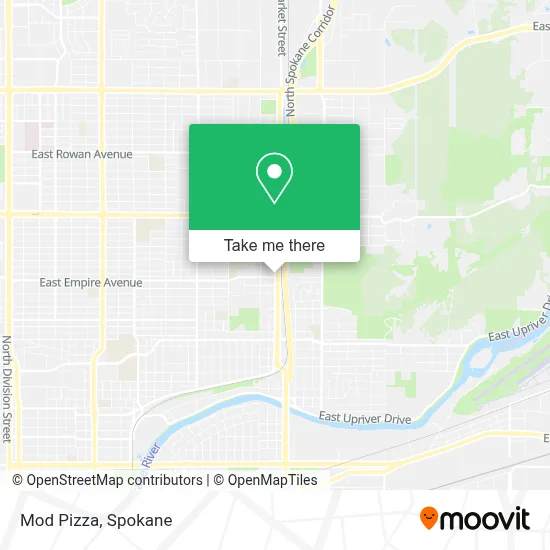 Mod Pizza map