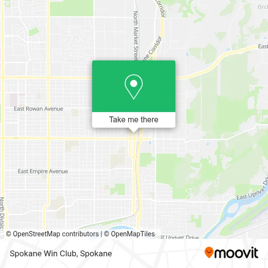Spokane Win Club map