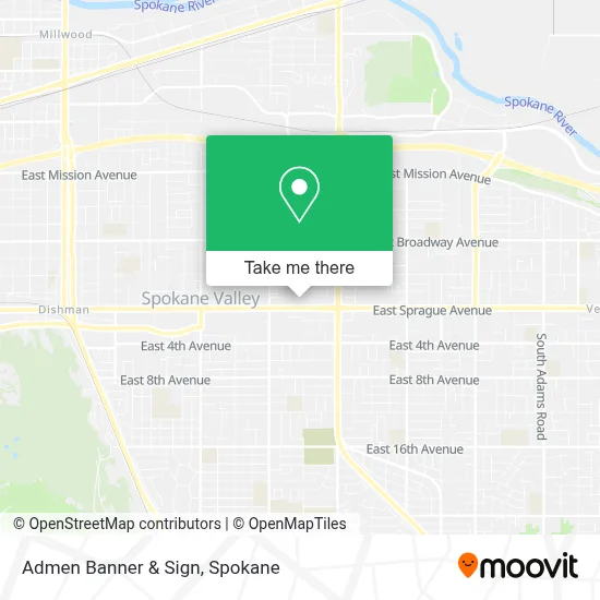 Admen Banner & Sign map