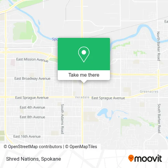 Shred Nations map