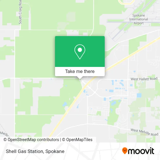Shell Gas Station map