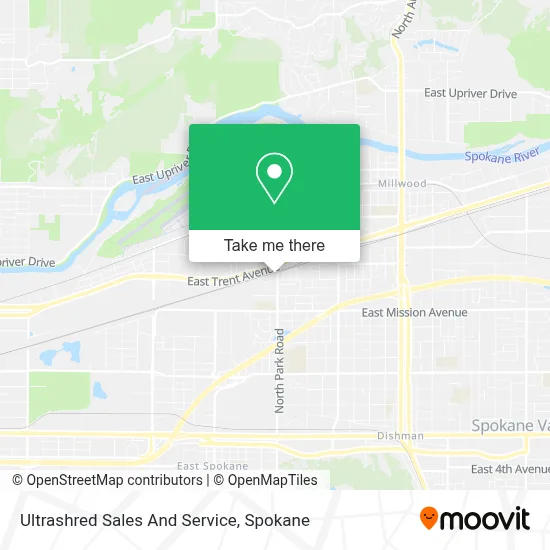 Ultrashred Sales And Service map