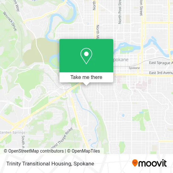 Trinity Transitional Housing map