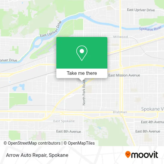Arrow Auto Repair map