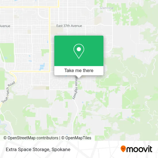 Extra Space Storage map