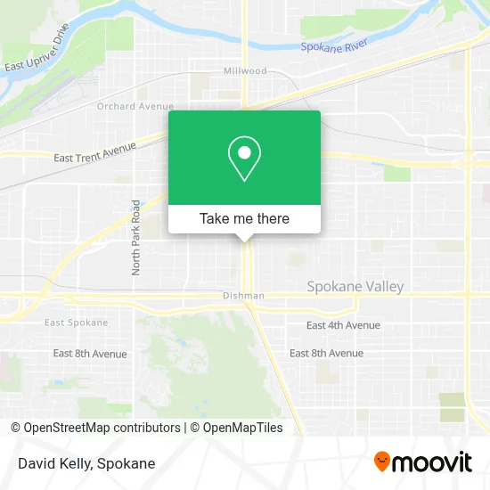 David Kelly map