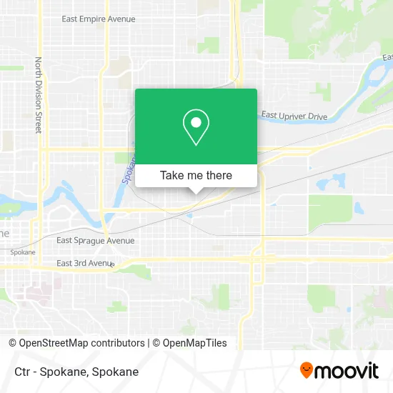 Ctr - Spokane map