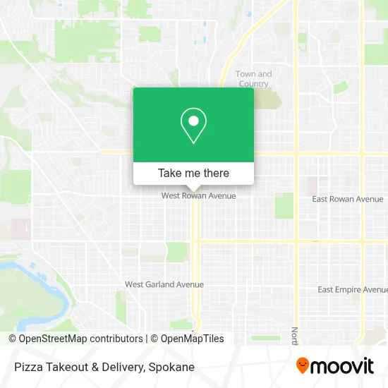 Pizza Takeout & Delivery map