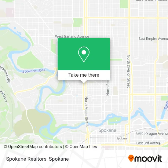 Spokane Realtors map