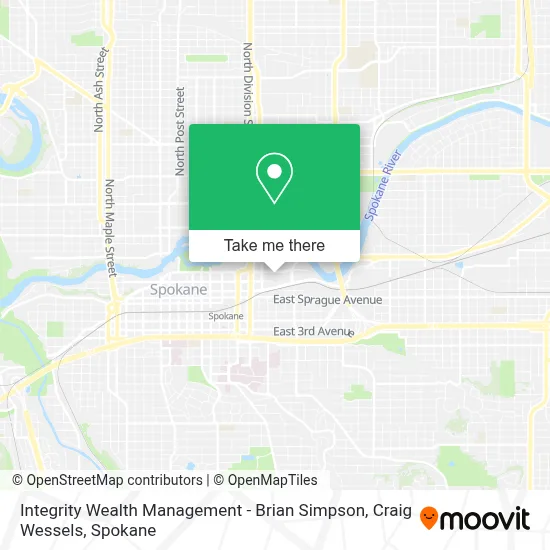 Integrity Wealth Management - Brian Simpson, Craig Wessels map