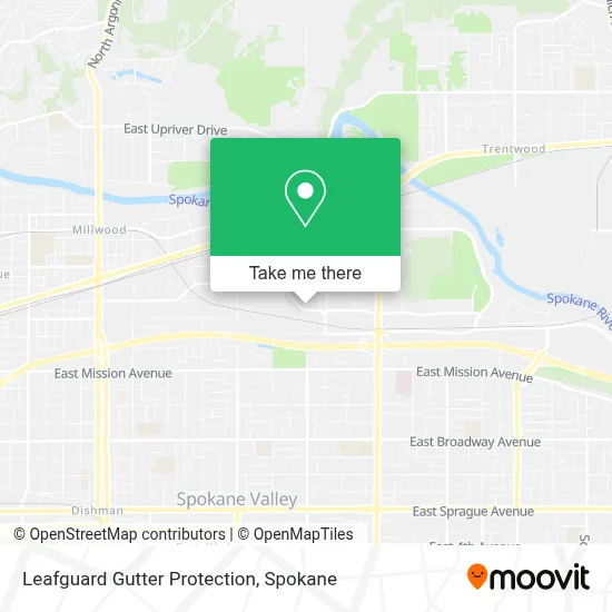 Mapa de Leafguard Gutter Protection