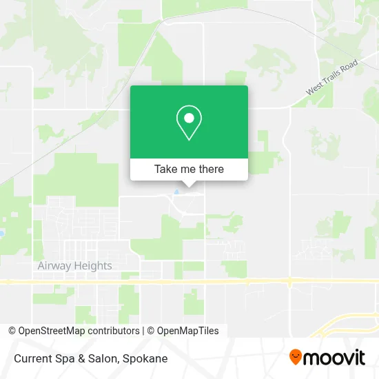 Current Spa & Salon map