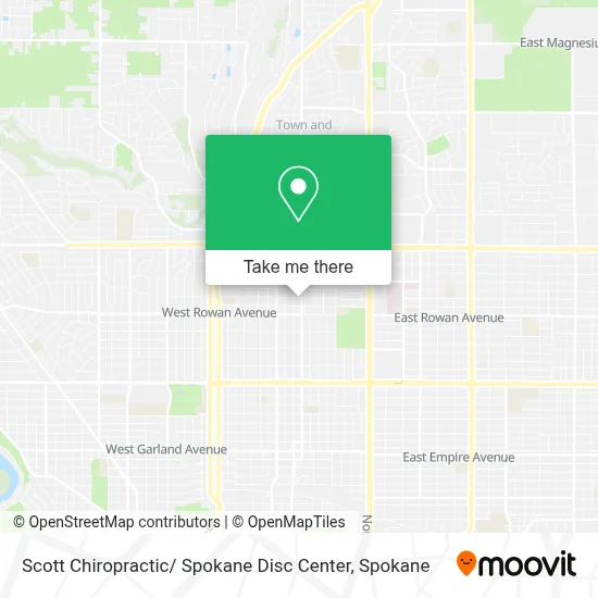 Scott Chiropractic/ Spokane Disc Center map