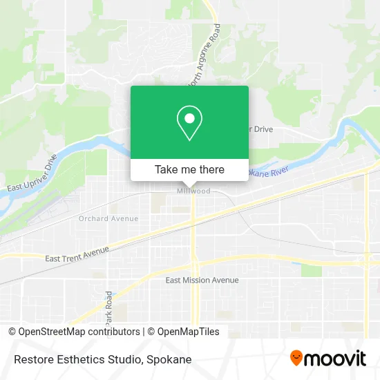 Restore Esthetics Studio map