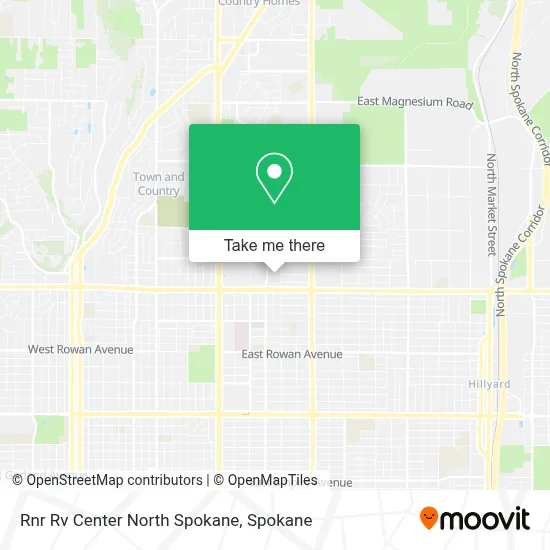 Rnr Rv Center North Spokane map